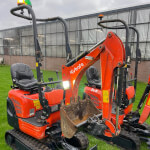 Kubota K008 minigraafmachines