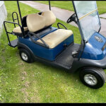 Clubcar 4 persoons klapbank blauw